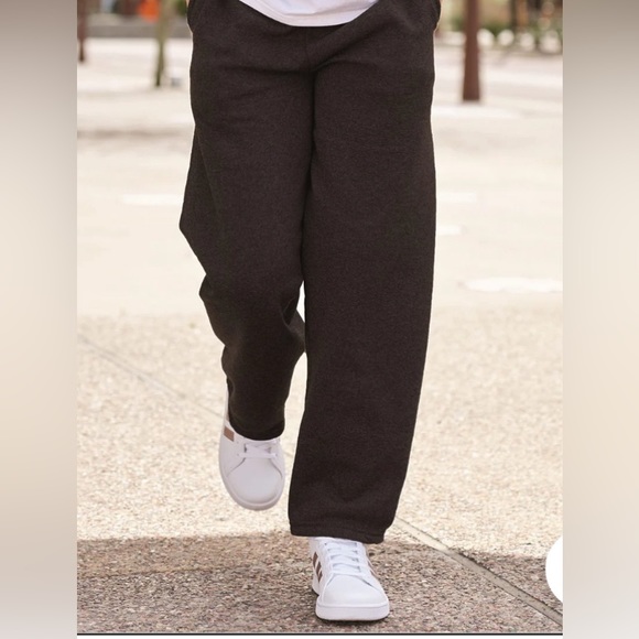 NWOT Kid JERZEES Nublend Open Bottom Sweatpants - Picture 2 of 2